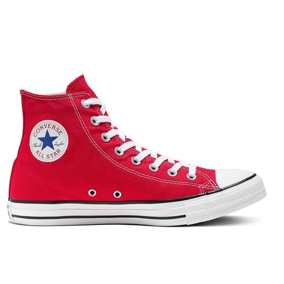 Converse Chuck Taylor All Star Hi Top Sneaker Red - Picture 1 of 8